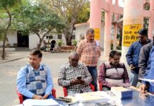 त्रिवेणी नगर वार्ड लखनऊ में गृह कर कैंप का आयोजन किया गया