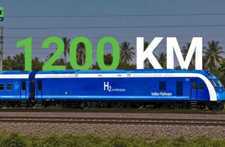 हाइड्रोजन ट्रेन का कमाल, 1,200 KM बिना धुएं के सफर