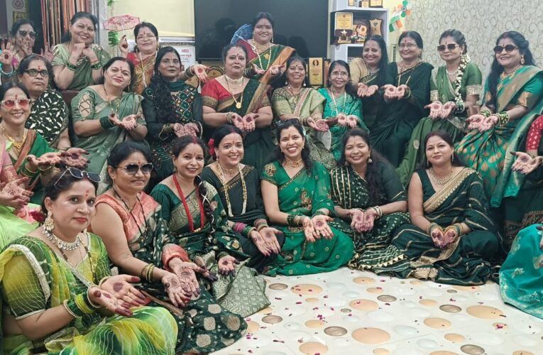 महिला योगशक्ति फाउंडेशन द्वारा आयोजित हमारी संस्कृति, हमारी परंपरा। हमारी रीत, हमारी तीज शीर्षक पर आधारित सावन उत्सव