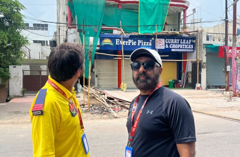विकासनगर में भवन क्षतिग्रस्त सिविल डिफेंस और पुलिस ने संभाला मोर्चा